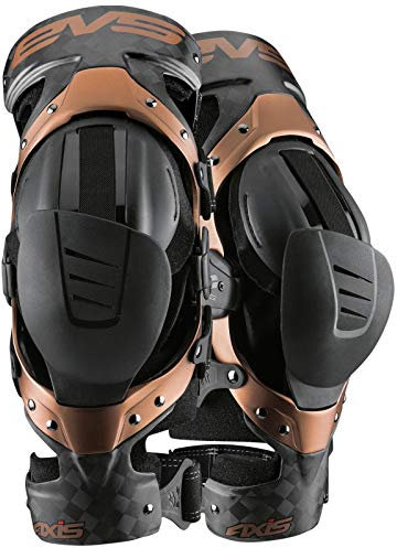 Evs Rodilleras ORTOPEDICAS Axis Pro, Sport, Negro/Cobre (Multicolor), XL