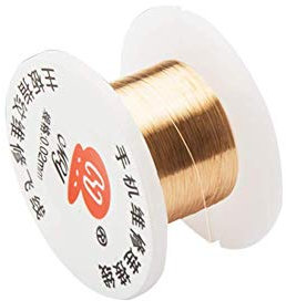 Ultra Thin 0.02mm Insulation Copper Soldering Jump Wire for Mobile Phone Computer PCB Link Fly Line Welding Maintenance Tools