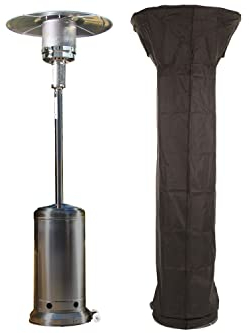 empasa Heizpilz 'Classic Light' Gasheizer/Terrassenheizung/Gasheizstrahler wahlweise mit Abdeckhaube