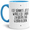 Tassendruck Lustige Tasse mit Spruch Ich brauche einen Zauberstab - Büro/Job/Arbeit/Witzig/Kaffee-Tasse/Geschenk-Idee/Innen & Henkel Hellblau