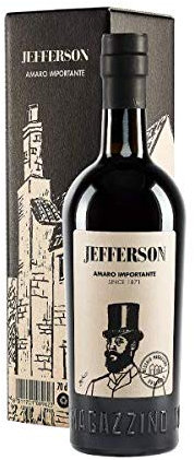 LIQUORE JEFFERSON AMARO IMPORTANTE 30° - Liquore amaro di erbe - Confezione 6 bottiglie 0,7 L