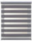 Estores Noche y Dia de Calidad con Doble Tejido Elegantes Estor Enrollable Noche y día para Ventanas de Interior y Puertas. Estores enrollables persianas y Cortinas STORESDECO Plata 180 x 180 cm