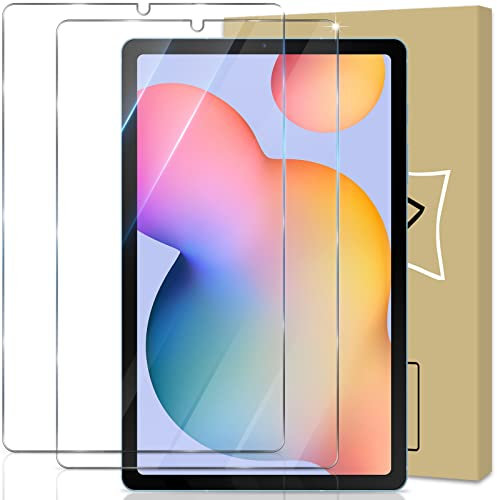 GiiYoon-2 Piezas Protector Pantalla para Samsung Galaxy Tab S6 Lite 10,4 Pulgadas 2020 (SM-P610 / P615) Cristal Templado,[Sin Burbujas] [Alta Definicion] [9H Dureza] Vidrio Templado