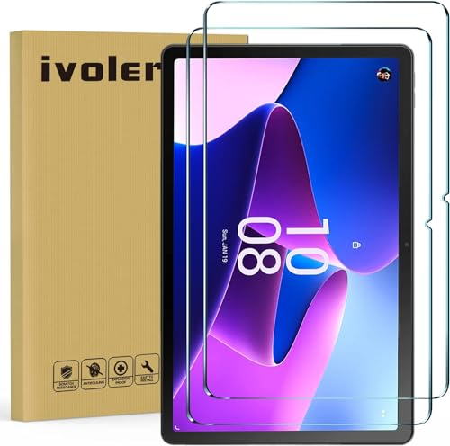 iVoler 2 Pezzi Vetro Temperato per Lenovo Tab M10 Plus 5G 2023 / Tab M10 5G 2023 / Lenovo Tab M10 Plus (3 Generazione) 10.6 Pollici 2022, Pellicola Protettiva Protezione Schermo Anti Graffio