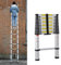 Scala telescopica in alluminio, 4,4 m, Scala telescopica Pieghevole scala allungabile, scaletta antiscivolo, scaletta multifunzione, portata 150 kg