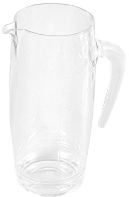 Ruilogod Plastique souple poignée Vintage Wine Whisky bouteille 500ml Decanter Effacer