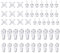 50Pcs Traceless Photo Hook Picture Hanging Hooks No Nails Hooks Photo Frame Hanger Hook White Non-Trace Hard Wall Hanger Hook Picture Hooks No Nails for Hanging Frames on Hardwall Drywall Plasterboard