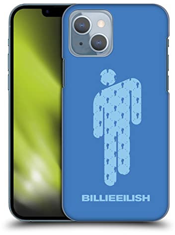 Head Case Designs Offizielle Billie Eilish Blohsh Blau Schluessel Kunst Harte Rueckseiten Handyhülle Hülle Huelle kompatibel mit Apple iPhone 14