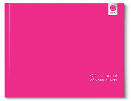 National Notary Association Deluxe Notary Journal – Executive Style Hardcover Journal mit integriertem Lesezeichen – inklusive kostenlosem Sichtschutz – 122 Seiten & 488 beschriftete Eingangsfelder –