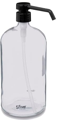 Paris Prix Five Simply Smart - Distributeur de Savon Pompe 1L Transparent