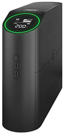 APC Back-UPS Pro Gaming UPS, batteria di riserva sinusoidale da 1500 VA con porte di ricarica USB e AVR, BGM1500B-US