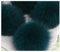 Egurs 2 Stücke Kunstfell Bommel Pompon Fellbommel Fuchspelz Flauschige Pompons Ball DIY Bunte Bommeln bälle für Mützen Tasche Schals Schlüsselanhänger Dekoration Zubehör,9cm Seeblau 2 Stück