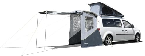 BRUNNER Heckzelt Pilote Caddy 5 Mini Camper Bus Vor Zelt SUV Heck Klappe Camping