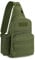 HUNTVP Taktisch Brusttasche Military Schultertasche Tactical Chest Sling Pack MOLLE Armee Crossbody Bag Militärisch Umhängetasche Mini Single Strap Rucksack für Reisen Wandern Camping (Typ-5 Grün)