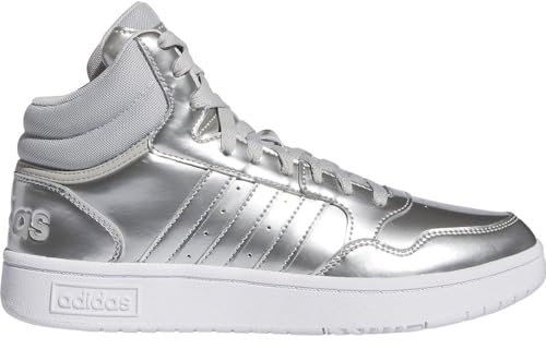 Adidas Sneaker Hoops 3.0 Mid Shoes, Ftwwht/Gretwo/Gretwo, IG6111, 38 2/3 EU (5- UK)