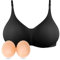 ONEFENG Crossdressing Bra Set with Breast Prostheses for Crossdresser Fake Breasts Boots for Transgender Cosplay
