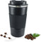 Goodatech Taza de Café Aislada con Tapa - Reutilizable y a Prueba de Derrames, Vasos de Acero Inoxidable al Vacío de Doble Pared, Ideal para Casa y Oficina (Negro,18oz)