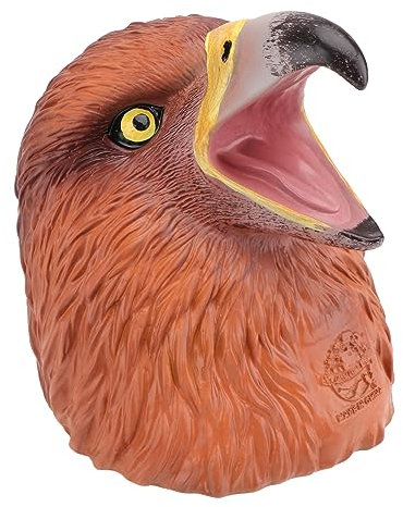 Alasum 2 STK Performance-Handschuhe Eule Handpuppe Wildtier-handspielzeug Vogel Puppe Tierspielzeug Fingerpuppen Für Kinder Adler-handpuppe Tierpuppen Adlerförmige Handschuhe Vinyl Coffee