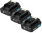 vhbw 3X Akku kompatibel mit Makita DMR108, DF333DSAX6, DS032, DMR202, DMR107 Baustellenradio, DMR110 Werkzeug (2000 mAh, Li-Ion, 12 V)