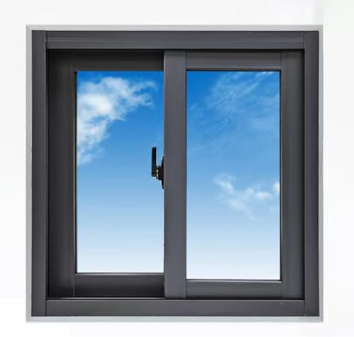 Fenster Window Kellerfenster Schiebefenster Scheunenfenster 30 36 41 43 46 51 Cm Hoch, Kellerfenster/Oberlicht Für Licht Und Luftzirkulation, Horizontale Außenfenster Mit Schwarzem Aluminiumrahmen(WxH