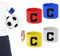 JJUNW 4 Stück Fußball Kapitänsbinde, Verstellbare Fußball Armbinde für Kinder und Erwachsene, Multicolor Gummizug Elastic Kapitäns Armbinden für Viele Sportarten(4 Farben)