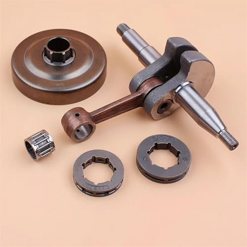 LALAL Kit cuscinetto ruota pignone tamburo frizione albero motore adatto for pezzi di ricambio motosega a benzina HUSQVARNA 350 345 340