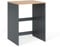 Vicco Waschmaschinenschrank Viktor, Anthrazit/Goldkraft Eiche, 68 x 88.2 cm