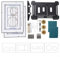 Modern Invisible Tiled Push Plate for Geberit Sigma30 with Tool Magnetic Installation
