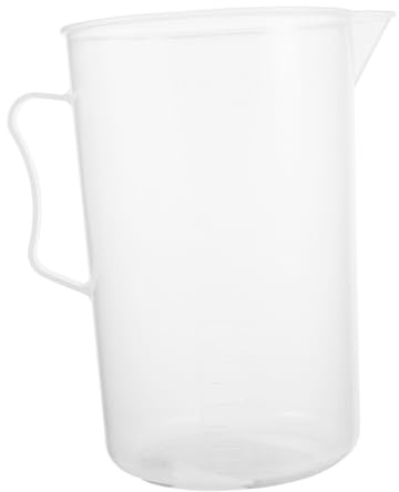 iplusmile Misurino Olio Motore Grande Capacità con Manico Isolante Contenitore Portatile per Misurazione Liquidi Tazza Graduata per Uso Officina e Cucina