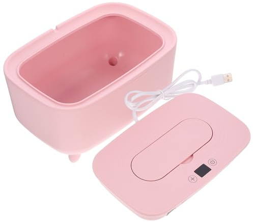 Cabilock Portable Adjustable Wipes Warmer USB Powered Wet Tissue Heater for Home Travel Car Compact Wet Wipe Dispenser with Even Heating and Compatibility