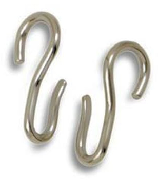 Centaur Stainless steel Curb Chain Hooks Pair - Stainless Steel