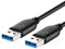 Rankie Cable USB 3.0 Tipo A a Tipo A, Negro, 3 m