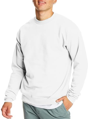 Hanes Felpa EcoSmart - EcoSmart Maglia di Tuta Uomo (Pacco da 1)