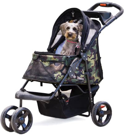 Petique ST01030103 Haustier-Buggy, Grün Camo, Einheitsgröße