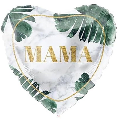 Folat 63025 - Folienballon Muttertag Mama - 45 cm, mehrfarbig