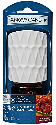 Yankee Candle Active elektrischer Duftspender, Kunststoff, Black Cherry, 8cm