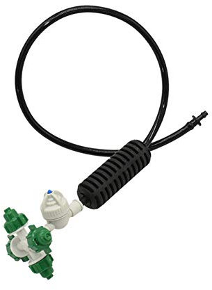 Quick Connect Garden Hose Fog Cross-Hung Sprinkler Kit Atomized Water Sprayer for Garden Greenhouse Irrigation 1/4'' Hose Fittings 1 Set (Color : B)