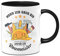 Tassenbrennerei Original - Kinder-Tasse mit Spruch Wenn ich groß bin werde ich Baumeister - Kakaobecher Handwerker (Schwarz)