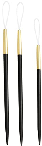 Knitter's Pride LM350622 Fertig Nadeln, Gold/Schwarz, OS, 3 Count