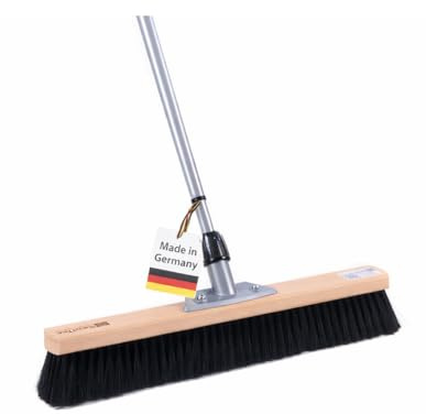 Profi Saalbesen 50cm Breit mit Teleskopstiel Stiel weiche Borsten Besen