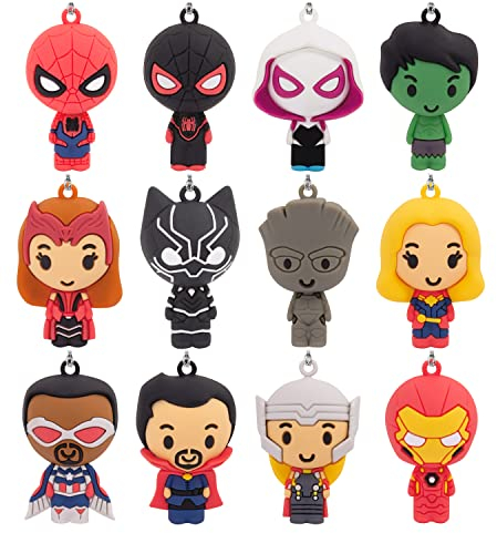 Hallmark Marvel Countdown Calendar Miniature Christmas Tree Set With 12 Mini Ornaments (0003HCM0915)