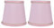 Kronleuchter-Schirme, Lampenabdeckung, Lampenschirm E14, 2er-Set, Glocken-Lampenschirme, Rosa, Uno-Anpasser für Hängelampe Tischlampe Stehlampe, Ersatz