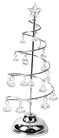 DOITOOL 1stk Weihnachtsbaum-desktop-licht Weihnachtsschmuck Aus Metall Feiertagstischbäume Tischlampe Geschenkt Weihnachtsfigur Licht Weihnachts-desktop-licht 3d Acryl Beleuchtung