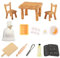 Wichtel Zubehör, Miniatur Puppenhaus Zubehör, Miniatur Wichtel Zubehör Puppenhaus Küchen-Backset, wichtel zubehör Weihnachten Wichtel Zubehör Backen Puppenhaus Zubehör