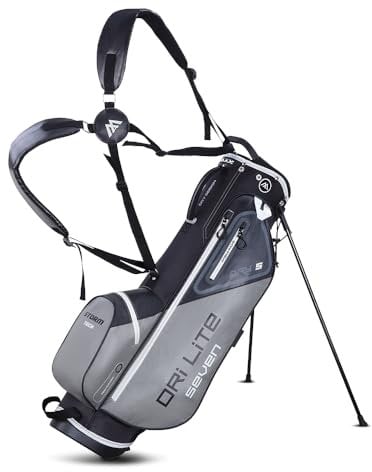 Big Max Dri Lite Seven G Standbag - 2024 Golf Tragebag (Grey-Black)