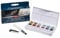 Derwent Metallic Paint Pan Set, Set of 12, Half Pan Size, Water-Soluble, Ideal for Painting & Crafts, Professional Quality, Travel Size, 2306246