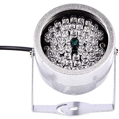 IR-Glühbirne Nacht 13×8×7 48 IR-Lichter, Wasserdichtes Infrarot-Nachtlicht Sicherheit, CCTV-Kamera, Nachtsicherheit