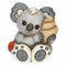 THUN, Koala Sydney con Conchiglia in Ceramica Decorata a Mano, Statuine da Collezione, Linea Mare da Amare, 7.4 x 7 x 9 cm h