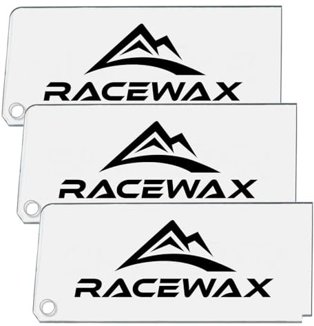 RaceWax Plexi Ski Wachs-Abziehklinge 3mm Wachsabzieher 3er Set