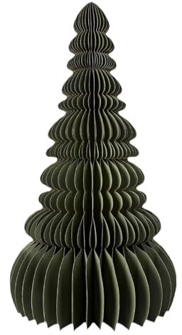 Ornamento Albero Di Natale Di Carta – Albero Di Natale Di Carta, Albero Di Natale A Fisarmonica Di Carta, Decorazione Da Tavolo Dell'albero Di Natale Pieghevole Vistaprint, Decorazione Dell'albero Di